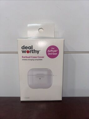 Deal Worthy Earbud Case Packaging - White